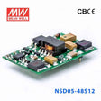 Mean Well NSD05-48S12 DC-DC Converter - 5.04W - 18~72V in 12V out