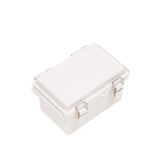 Boxco P-Series 6.30 x 8.27 x 5.12 Inches(160 x 210 x 130mm) Plastic Enclosure, IP67, IK08, ABS, Grey Cover, Molded Hinge and Latch Type - PHOTO 1