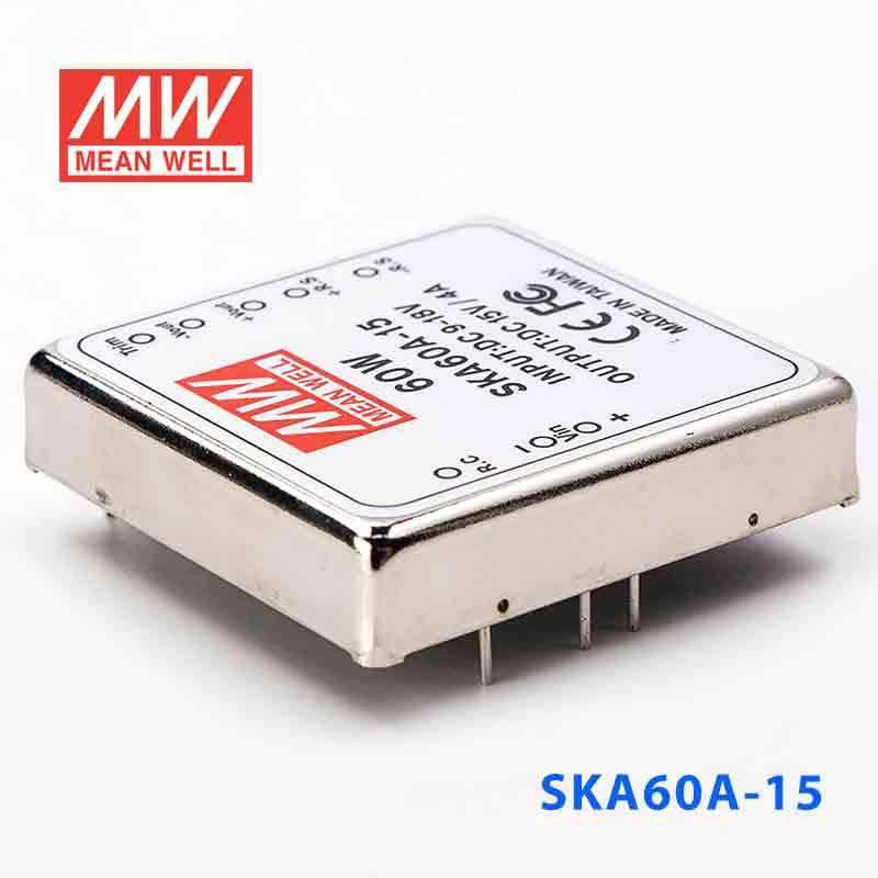 Mean Well SKA60A-15 DC-DC Converter - 60W - 9~18V in 15V out - PHOTO 1