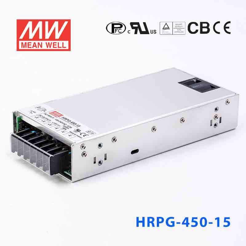 Mean Well HRPG-450-15  Power Supply 450W 15V 30A