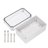 Boxco S-Series 5.91 x 9.84 x 5.12 Inches(150x250x130mm) Plastic Enclosure, IP67, IK08, PC, Transparent Cover, Screw Type - PHOTO 1