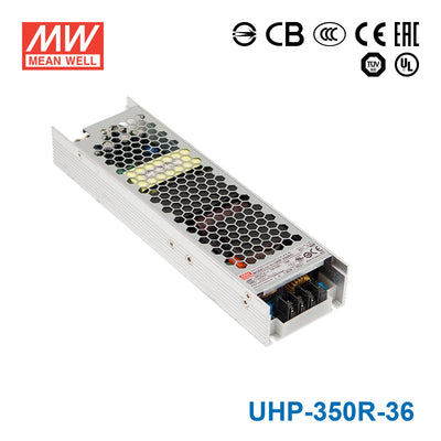 Mean Well UHP-350R-36 Power Supply 351W 36V - Redundant 9.75A