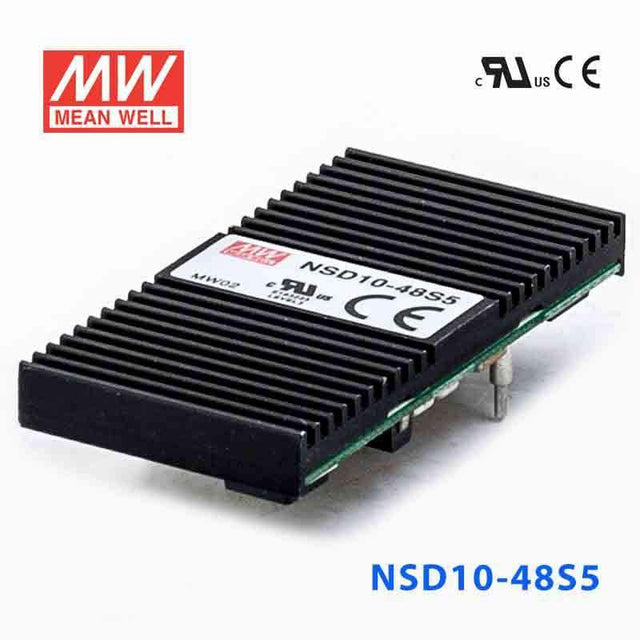 Mean Well NSD10-48S5 DC-DC Converter - 10W - 22~72V in 5V out