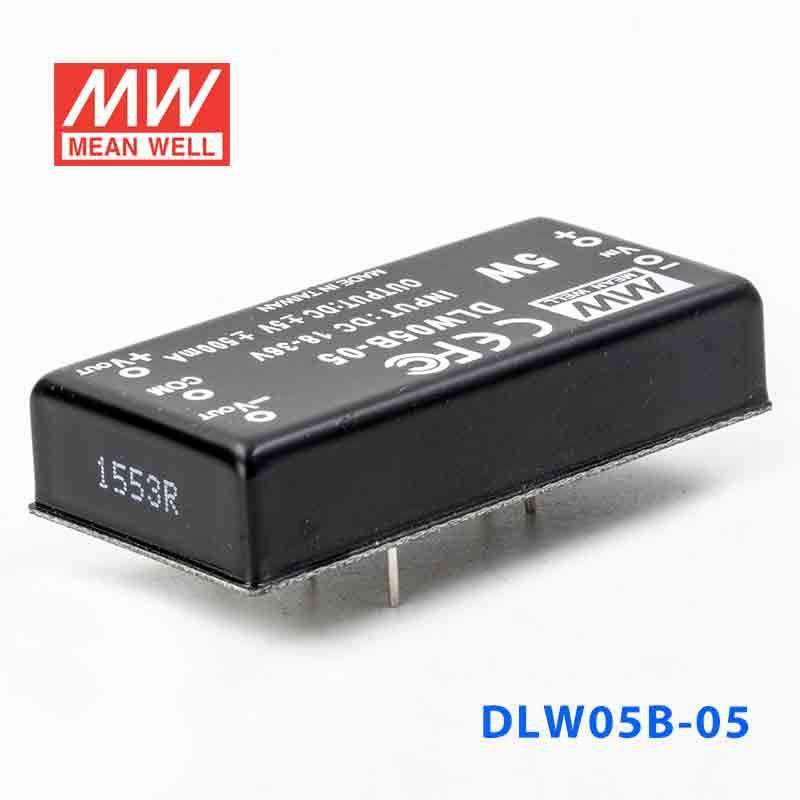 Mean Well DLW05B-05 DC-DC Converter - 5W - 18~36V in ±5V out - PHOTO 1