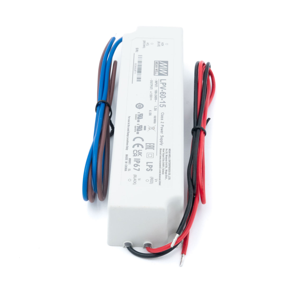 Mean Well LPV-60-15 Power Supply 60W 15V - PHOTO 2