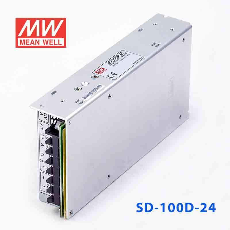 Mean Well SD-100D-24 DC-DC Converter - 100W - 72~144V in 24V out 4.2A - PHOTO 1
