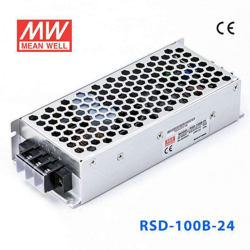 Mean Well RSD-100B-24 DC-DC Converter - 100.8W - 16.8~31.2V in 24V out