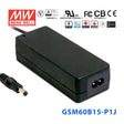 Mean Well GSM60B15-P1J  Power Supply 60W 15 4A