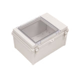 Boxco D-Series 13.78 x 9.84 x 6.69 Inches(350 x 250 x 170mm) All In One Dual Door Box Enclosure, IP67, IK08, ABS, Grey Cover - PHOTO 1
