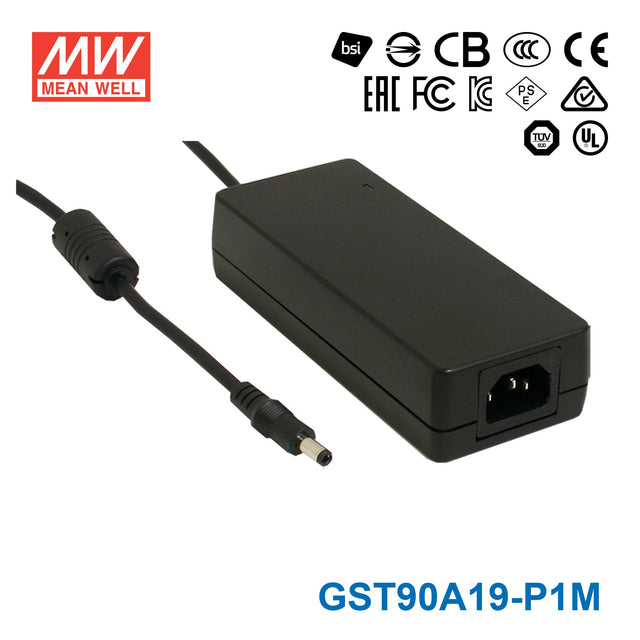 Mean Well GST90A19-P1M Power Supply 90W 19V