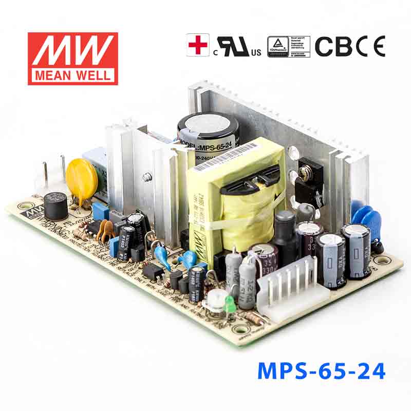 Mean Well MPS-65-24 Power Supply 65W 24V