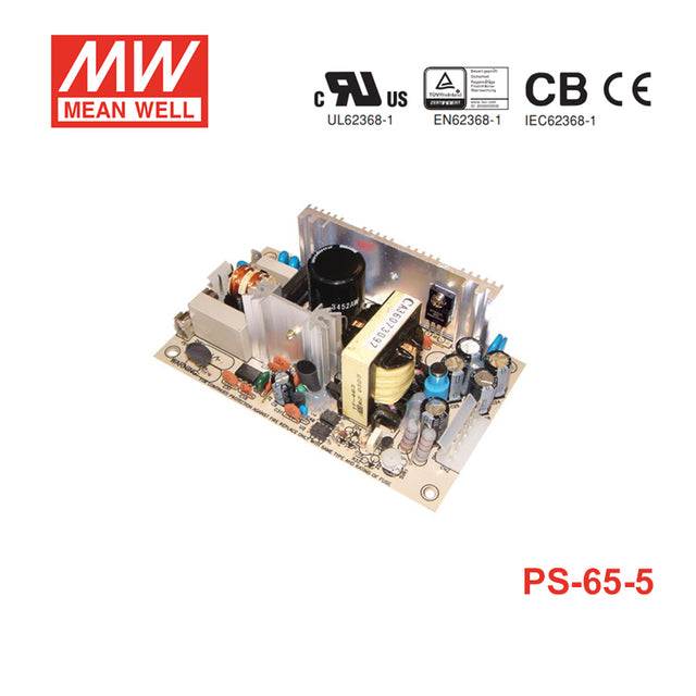 Mean Well PS-65-5 PCB Switching Power Supply