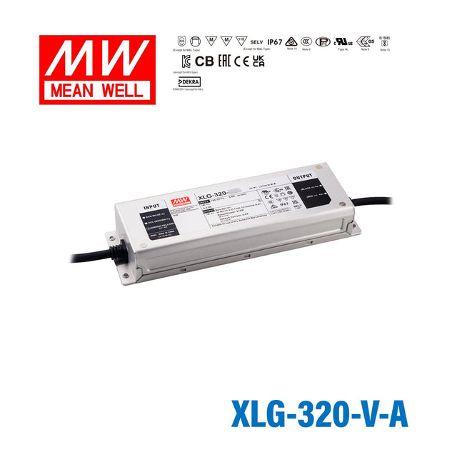 Mean Well XLG-320-V-A Power Supply 312W 24V or 216W 12V - Switchable Voltage