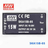 Mean Well SKA15B-05 DC-DC Converter - 15W - 18~36V in 5V out 3A - PHOTO 2