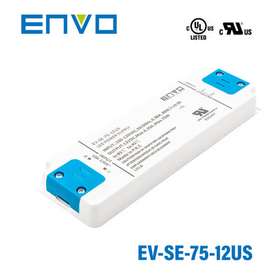 ENVO EV-SE-75-12US LED Driver 75W 12V 6.25A