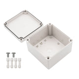 Boxco S-Series 5.91 x 5.91 x 3.94 Inches(150x150x100mm) Plastic Enclosure, IP67, IK08, PC, Grey Cover, Screw Type - PHOTO 2