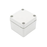 Boxco S-Series 3.15 x 3.15 x 2.36 Inches(80x80x60mm) Plastic Enclosure, IP67, IK08, ABS, Grey Cover, Screw Type - PHOTO 1