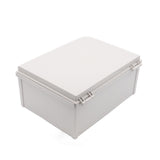 Boxco Q-Series 11.81 x 15.75 x 7.09 Inches(300 x 400 x 180mm) Plastic Enclosure, IP67, IK08, ABS, Grey Cover, Hinge Type with Plate - PHOTO 6