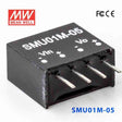 Mean Well SMU01M-05 DC-DC Converter - 1W - 10.8~13.2V in 5V out