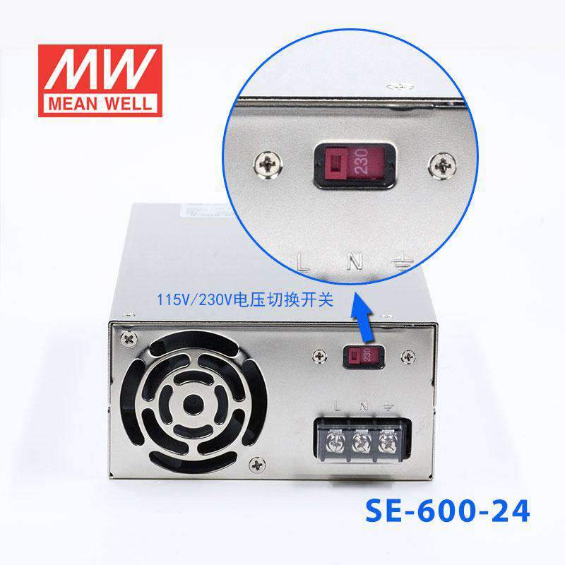Mean Well SE-600-24 Power Supply 600W 24V - PHOTO 3