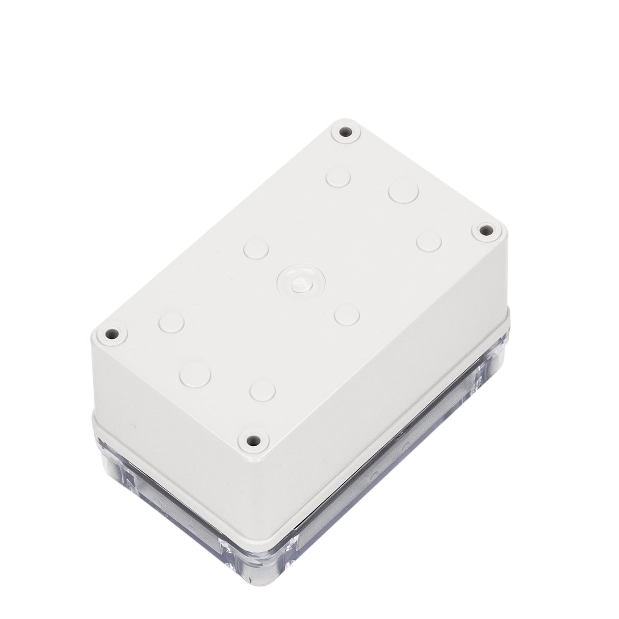 Boxco S-Series 3.15 x 5.12 x 2.76 Inches(80 x 130 x 70mm) Plastic Enclosure, IP67, IK08, ABS, Transparent Cover, Screw Type - PHOTO 1