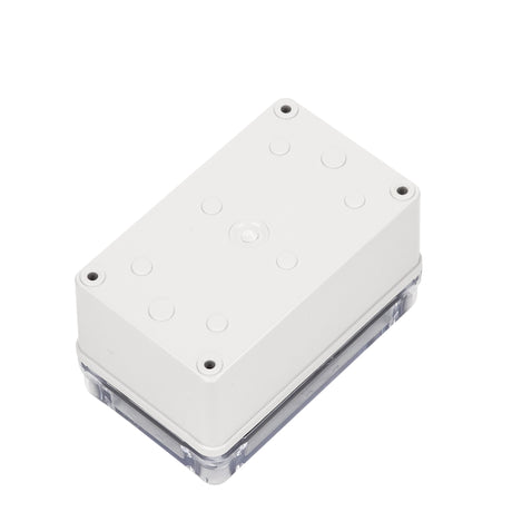 Boxco S-Series 3.15 x 5.12 x 2.76 Inches(80 x 130 x 70mm) Plastic Enclosure, IP67, IK08, ABS, Transparent Cover, Screw Type - PHOTO 1