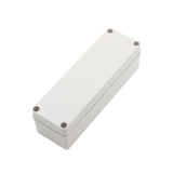 Boxco S-Series 3.15 x 9.84 x 2.76 Inches(80 x 250 x 70mm) Plastic Enclosure, IP67, IK08, ABS, Grey Cover, Screw Type - PHOTO 1