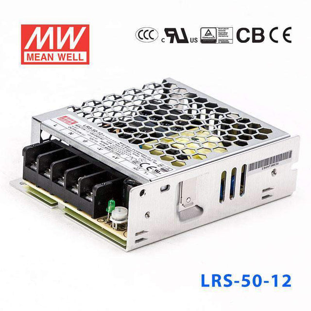 Mean Well LRS-50-12 Power Supply 50W 12V 4.2A