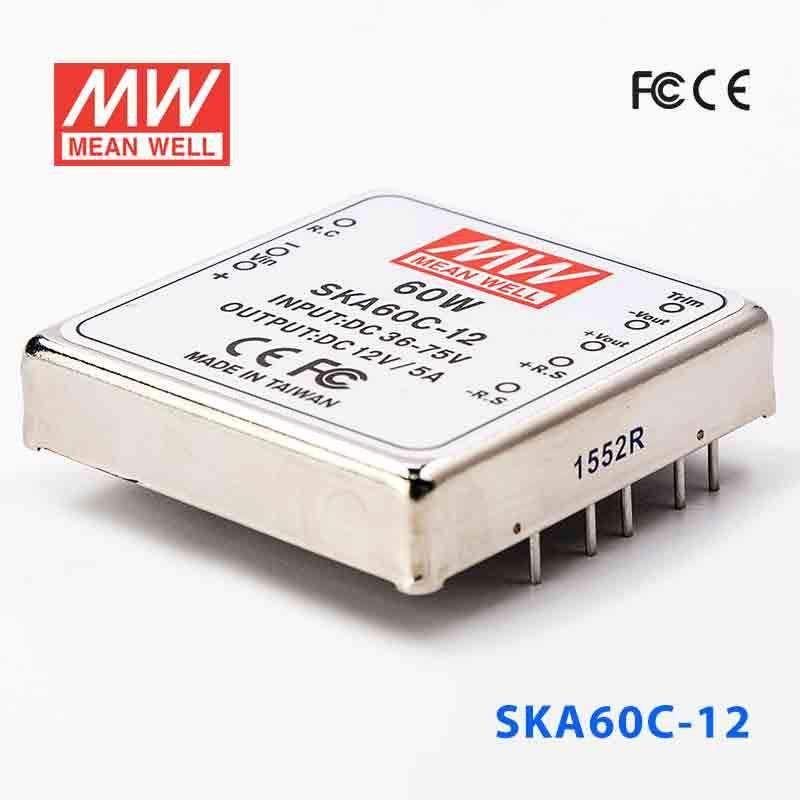 Mean Well SKA60C-12 DC-DC Converter - 60W - 36~75V in 12V out