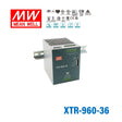 Mean Well XTR-960-36 Three Phase Din Rail Power Supply 960W 36V - Push In