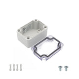 Boxco S-Series 2.56 x 3.74 x 2.17 Inches(65x95x55mm) Plastic Enclosure, IP67, IK08, PC, Transparent Cover, Screw Type - PHOTO 3