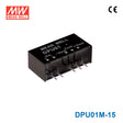 Mean Well DPU01M-15 DC-DC Converter - 1W - 10.8~13.2V in ±15V out 33mA