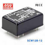 Mean Well SCW12B-12 DC-DC Converter - 12W 18~36V DC in 12V out