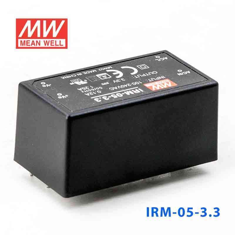 Mean Well IRM-05-3.3 Switching Power Supply 4.125W 3.3V 1.25A - Encapsulated - PHOTO 1