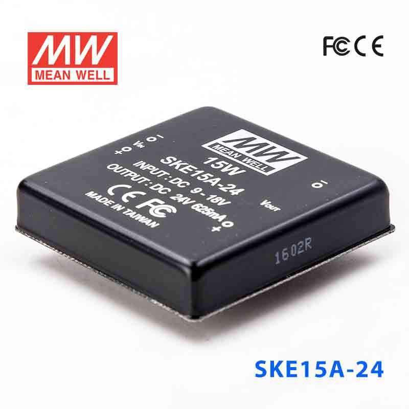 Mean Well SKE15A-24 DC-DC Converter - 15W - 9~18V in 24V out