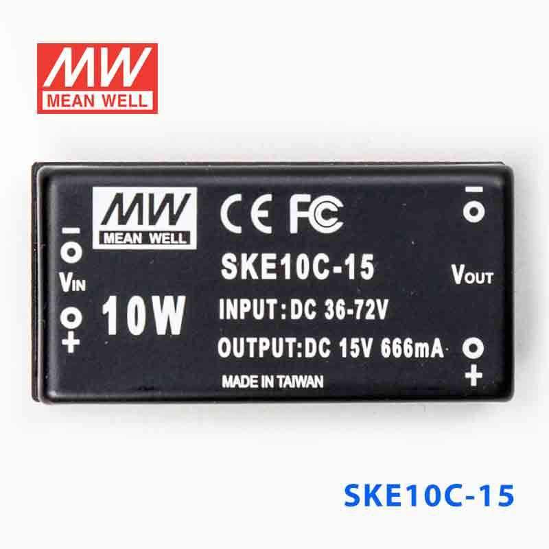 Mean Well SKE10C-15 DC-DC Converter - 10W - 36~72V in 15V out - PHOTO 2