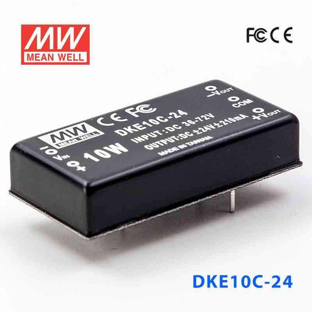 Mean Well DKE10C-24 DC-DC Converter - 10W - 36~72V in ±24V out