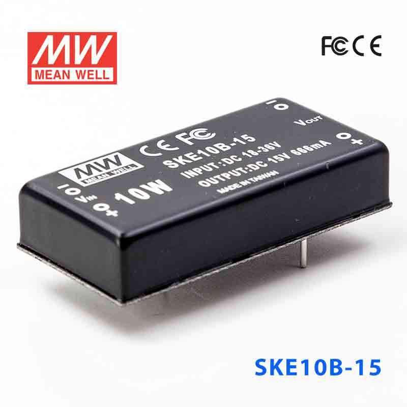 Mean Well SKE10B-15 DC-DC Converter - 10W - 18~36V in 15V out