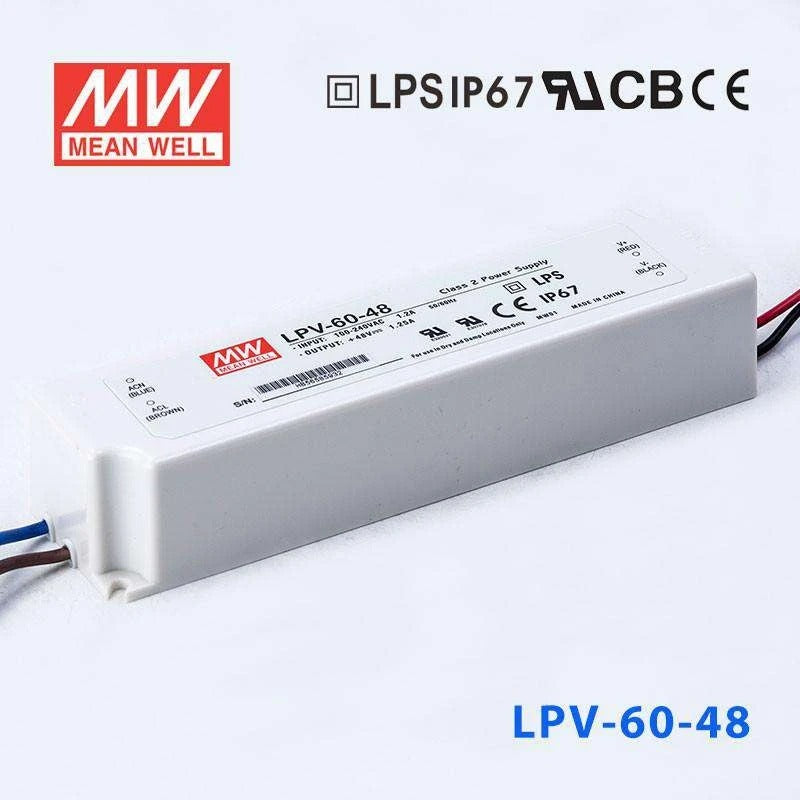Mean Well LPV-60-48 Power Supply 60W 48V