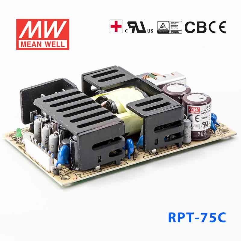 Mean Well RPT-75C Power Supply 75W 5V 15V -15V