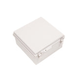Boxco P-Series 11.81 x 11.81 x 5.91 Inches(300 x 300 x 150mm) Plastic Enclosure, IP67, IK08, ABS, Grey Cover, Molded Hinge and Latch Type - PHOTO 1