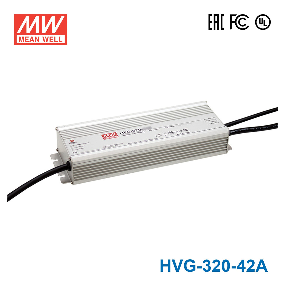 Mean Well HVG-320-42A LED Power Supplies 319.2W 42V 7.6A IP65