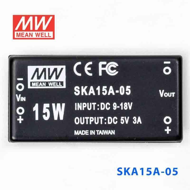 Mean Well SKA15A-05 DC-DC Converter - 9.9W - 9~18V in 5V out - PHOTO 2