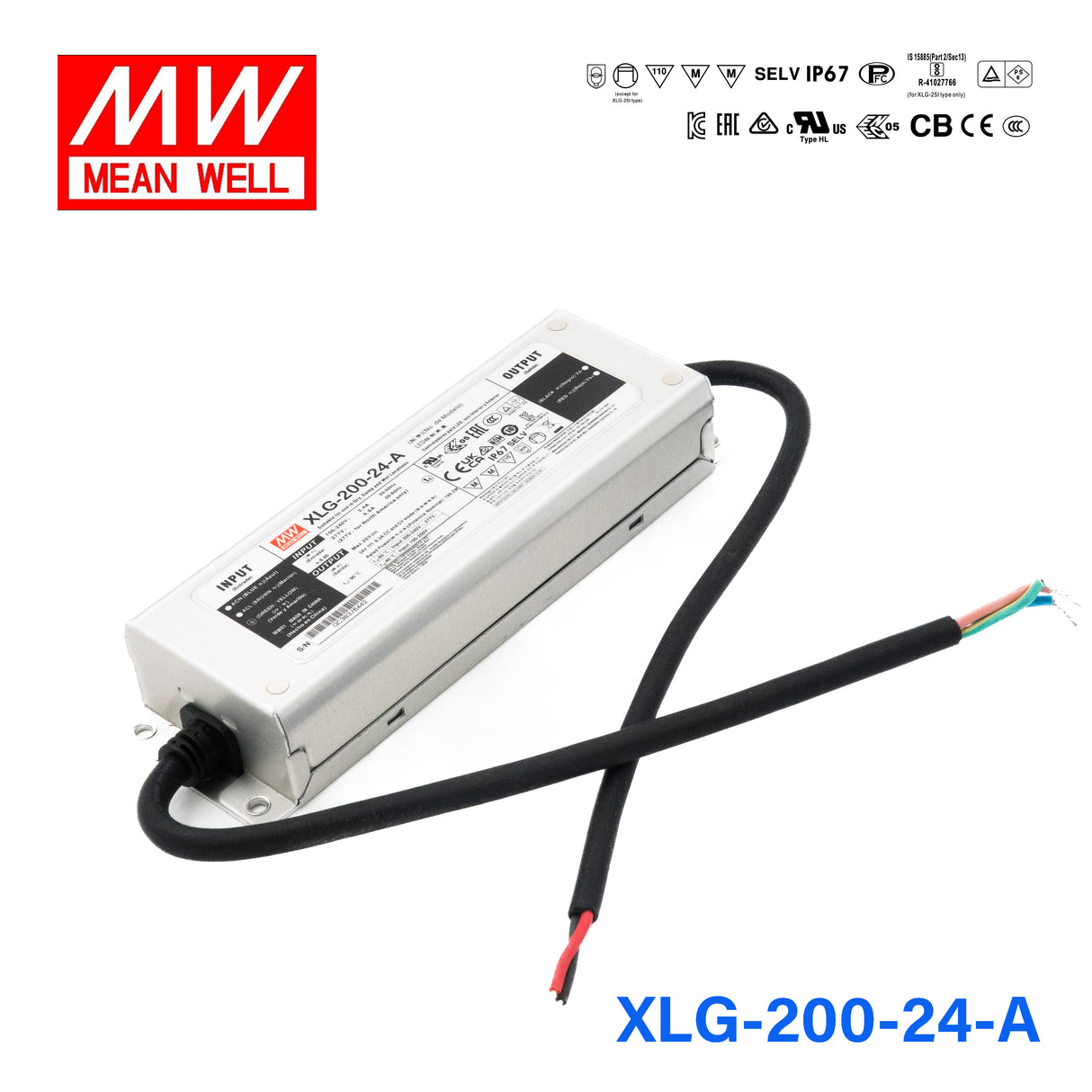 Mean Well XLG-200-24-A Power Supply 200W 24V - Adjustable