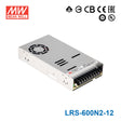 Mean Well LRS-600N2-12 Single Output High Peak Power Supply 600W 12V, 2 Times Peak Power 50A