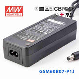 Mean Well GSM60B07-P1J Power Supply 40W 7.5V 6A