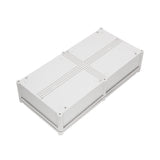 Boxco S-Series 11.02 x 22.05 x 5.12 Inches(280x560x130mm) Plastic Enclosure, IP67, IK08, PC, Grey Cover, Screw Type - PHOTO 3