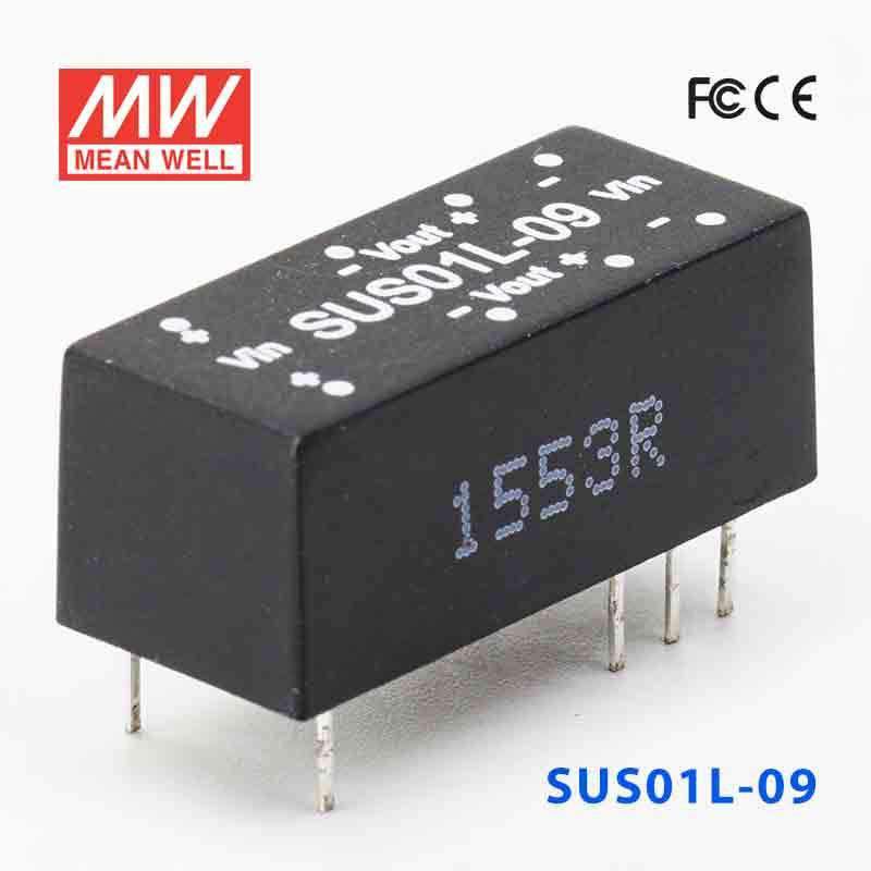 Mean Well SUS01L-09 DC-DC Converter - 1W - 4.5~5.5V in 9V out