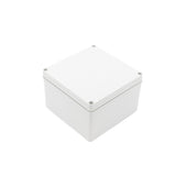 Boxco S-Series 7.87 x 7.87 x 5.12 Inches(200x200x130mm) Plastic Enclosure, IP67, IK08, PC, Grey Cover, Screw Type - PHOTO 1