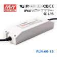 Mean Well PLN-60-15 Power Supply 60W 15V - IP64 4A